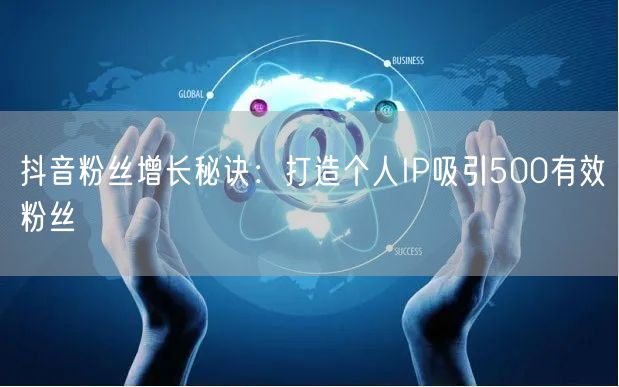抖音粉丝增长秘诀：打造个人IP吸引500有效粉丝