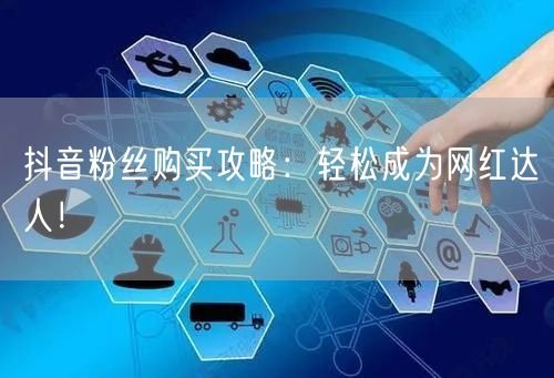 抖音粉丝购买攻略：轻松成为网红达人！