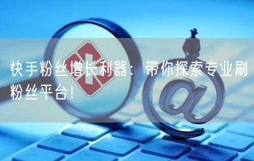快手粉丝增长利器:带你探索专业刷粉丝平台!