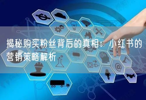 揭秘购买粉丝背后的真相：小红书的营销策略解析