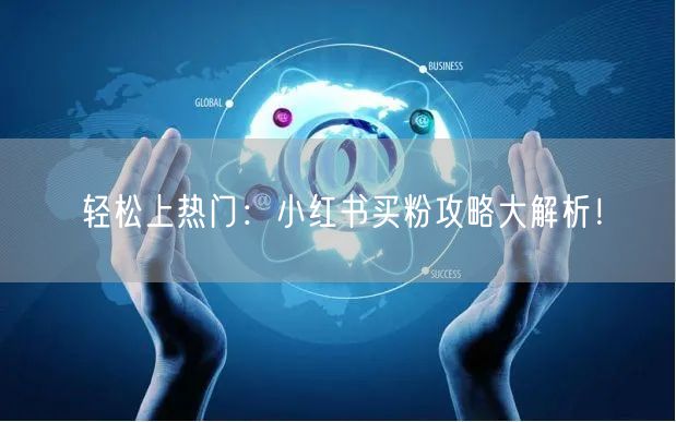 轻松上热门：小红书买粉攻略大解析！