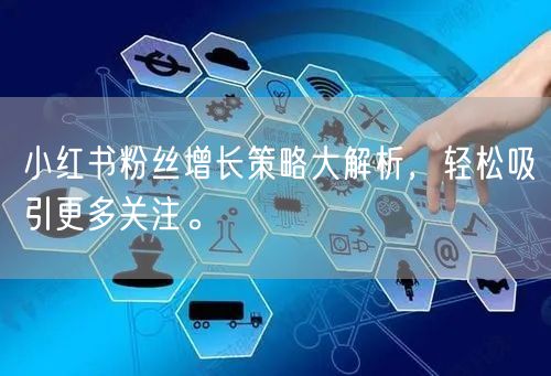小红书粉丝增长策略大解析，轻松吸引更多关注。