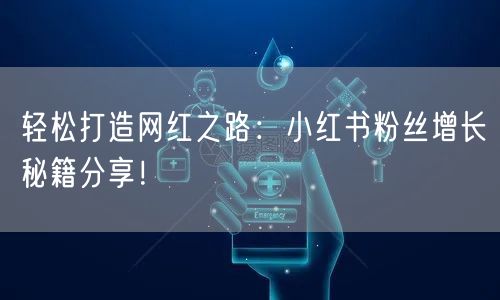 轻松打造网红之路：小红书粉丝增长秘籍分享！