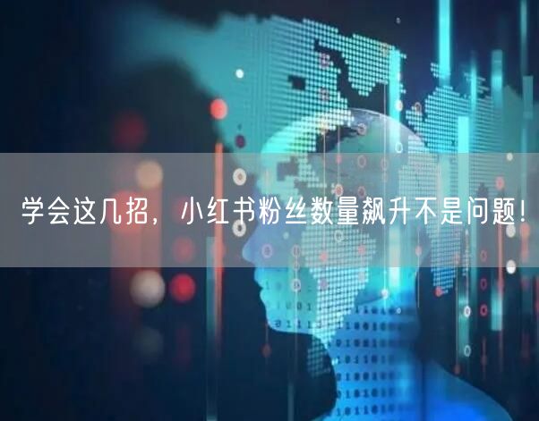 学会这几招，小红书粉丝数量飙升不是问题！