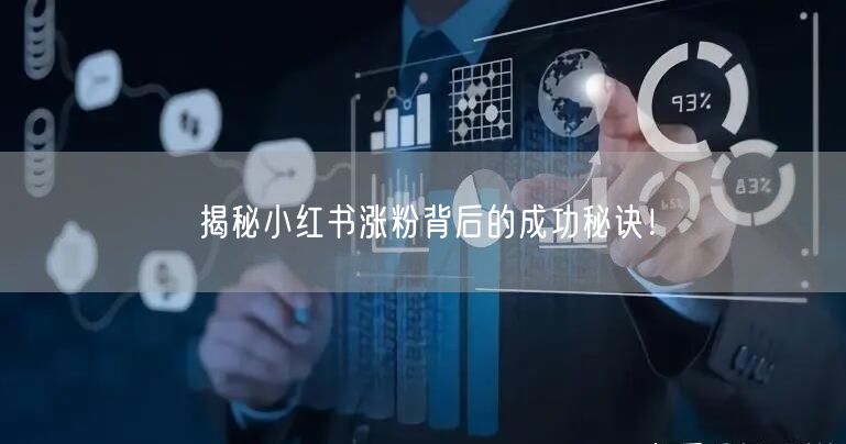 揭秘小红书涨粉背后的成功秘诀！
