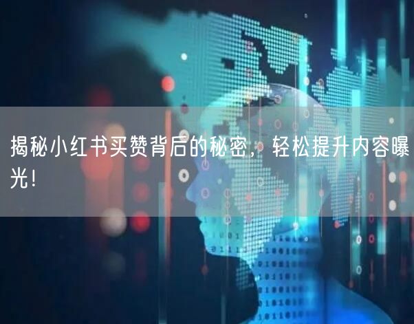 揭秘小红书买赞背后的秘密，轻松提升内容曝光！