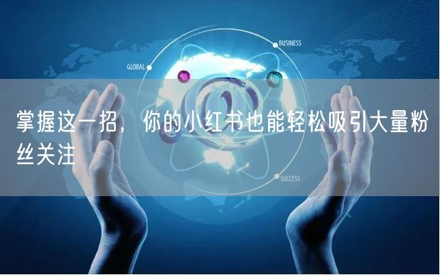 掌握这一招，你的小红书也能轻松吸引大量粉丝关注