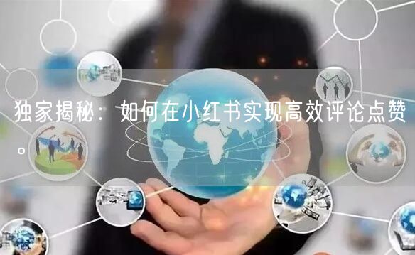 独家揭秘：如何在小红书实现高效评论点赞。