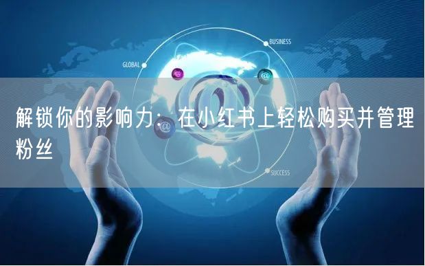 解锁你的影响力：在小红书上轻松购买并管理粉丝